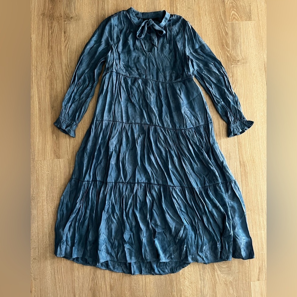 anthropologie blue floral maxi dress Maeve | Dresses | Maeve Womens Wendy Long Sleeves Size Sp House of CB 'Marcella' 8.5.INCLUSIONS.FP An effortless TROUSERS SIZE:S